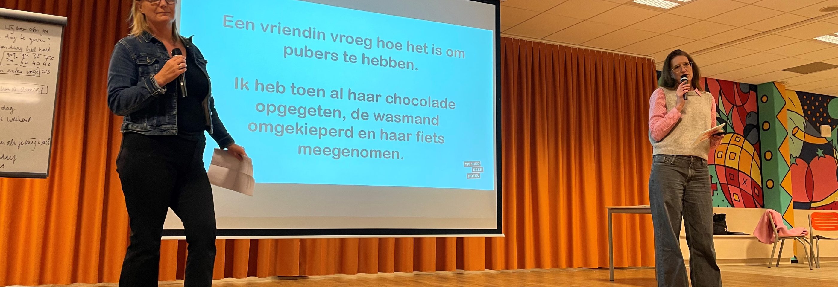 Pubers opvoeden is als fietsen tegen de wind in, met een olifant op je bagagedrager.