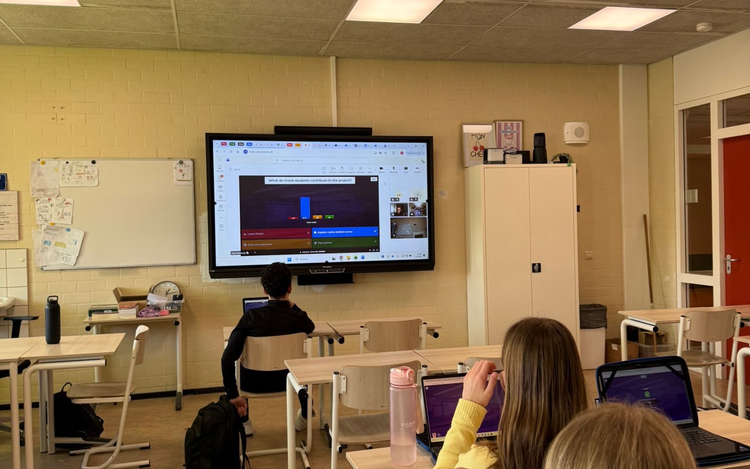 Eerste online bijeenkomst van het eTwinning-project